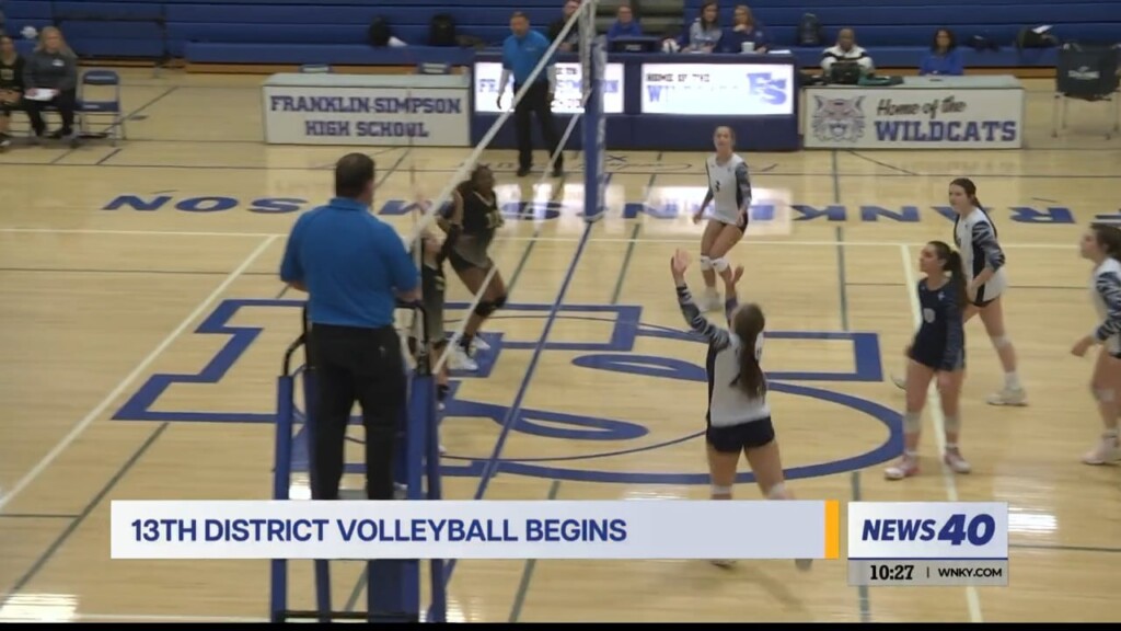 Franklin Simpson, Logan County Advance In 13th District Volleyball Tournament
