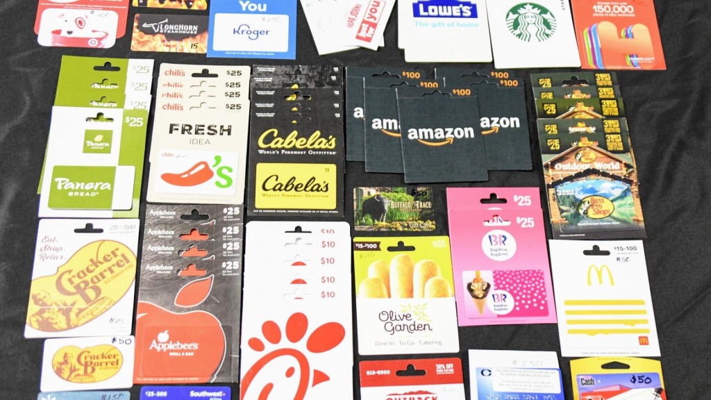 Gift cards